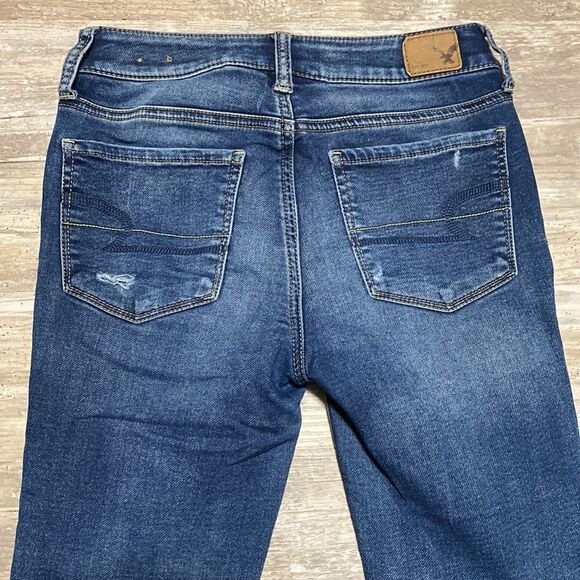 *American Eagle Outfitters Jeans Super Stretch High Rise Jegging Women’s Size 0 - Picture 6 of 6